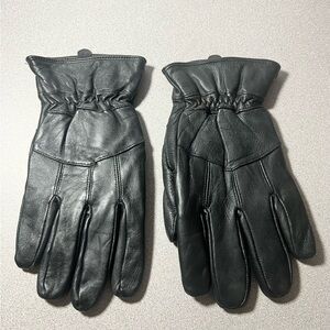 Men’s black leather gloves size M thinsulate lined Winter Driving‎ Classic